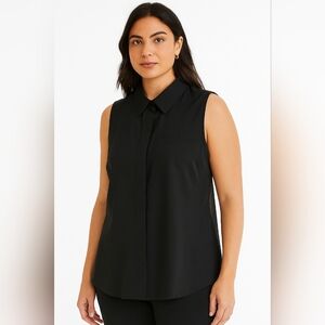 Athleta Urbanite Sleeveless Black Top XL